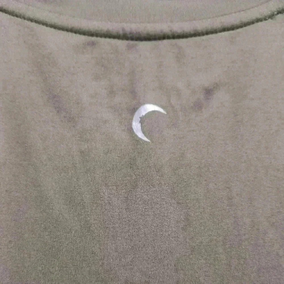Zyia Active Kettle Moon  XS Olive Green Tank Top - Picture 4 of 5